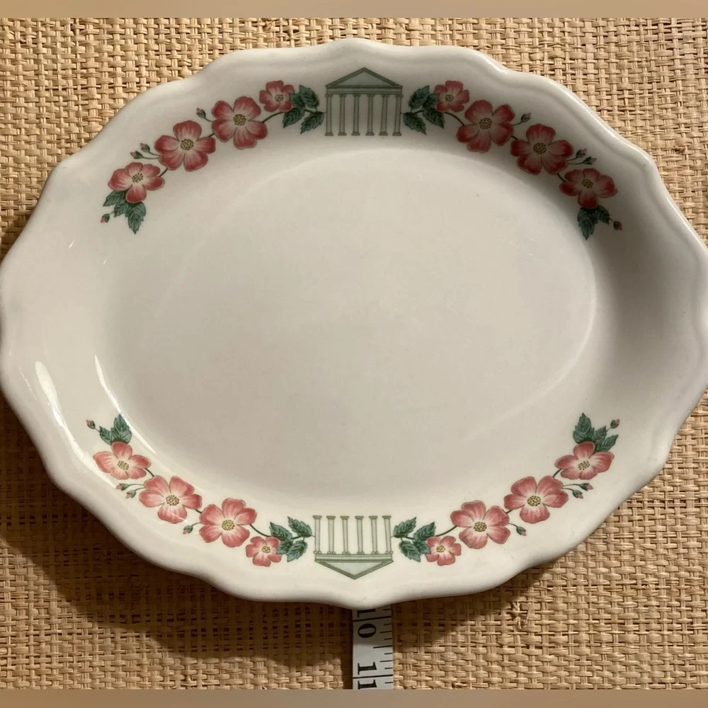 Historical Hotel John Marshall Hotel Platter Dogwood Platter